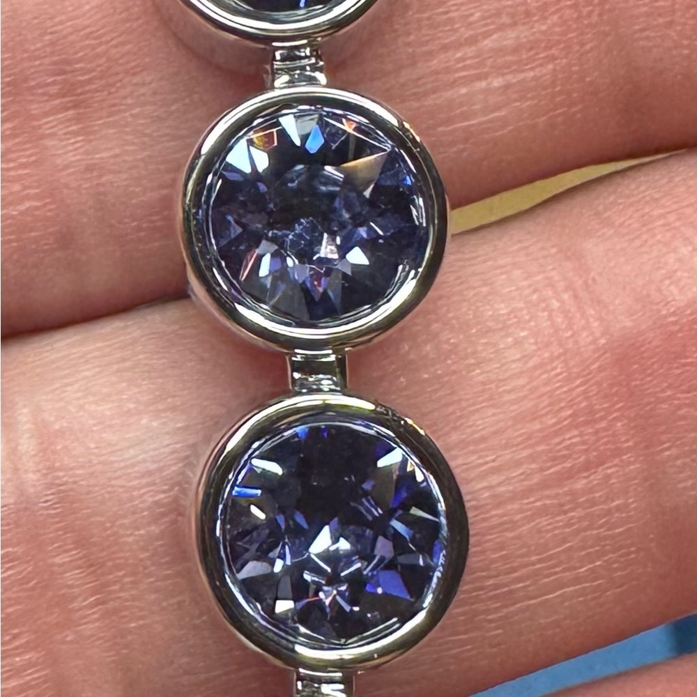 Touchstone Crystal Ice Bracelet Dark Purple Ice Bracelet. NIB. - Picture 4 of 12
